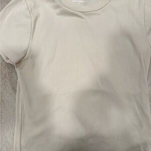 Old Navy Cream Short Sleeve Tee